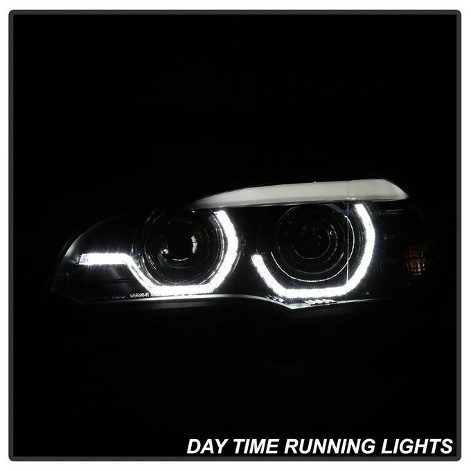 Black Projector Headlights <br>07-10 BMW X5