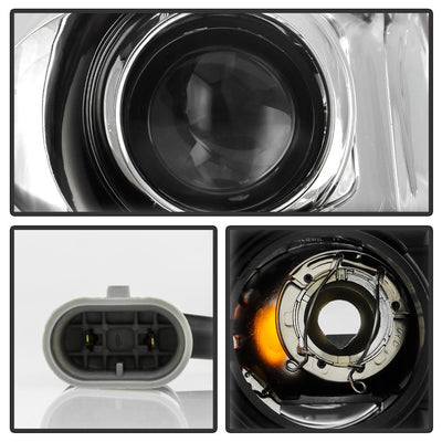 Version 2 Chrome Projector Headlights <br>05-07 Nissan Armada 04-15 TITAN 2004 Pathfinder Armada