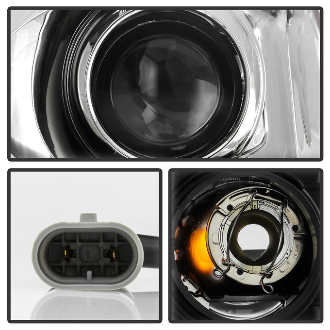 Version 2 Chrome Projector Headlights <br>05-07 Nissan Armada 04-15 TITAN 2004 Pathfinder Armada
