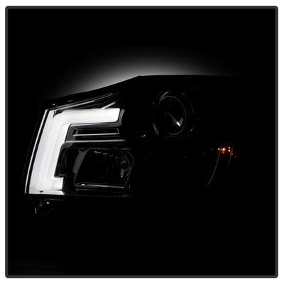 Version 2 Chrome Projector Headlights <br>05-07 Nissan Armada 04-15 TITAN 2004 Pathfinder Armada