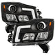 Version 2 Black Projector Headlights <br>05-07 Nissan Armada 04-15 TITAN 2004 Pathfinder Armada
