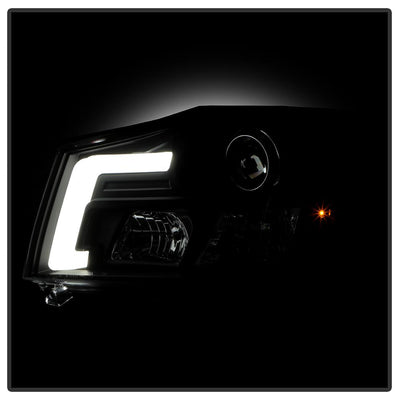 Version 2 Black Projector Headlights <br>05-07 Nissan Armada 04-15 TITAN 2004 Pathfinder Armada