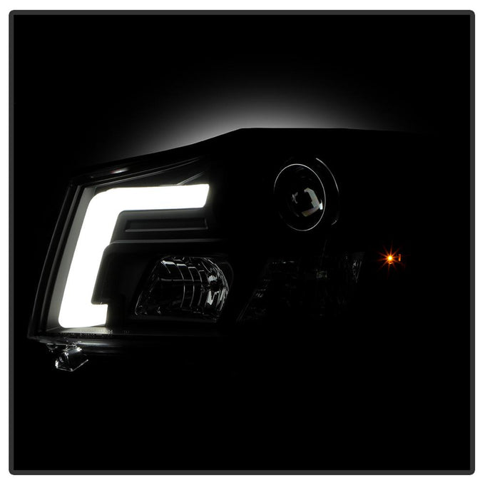 Version 2 Black Projector Headlights <br>05-07 Nissan Armada 04-15 TITAN 2004 Pathfinder Armada