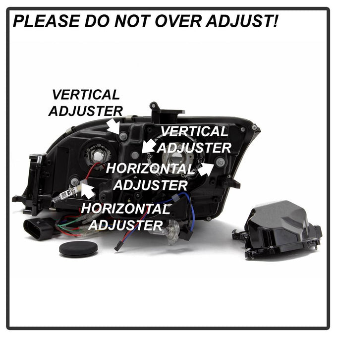 Sequential Turn Signal Black Projector Headlights <br>08-14 Audi TT 08-15 TT Quattro 11-14 TT RS Quattro