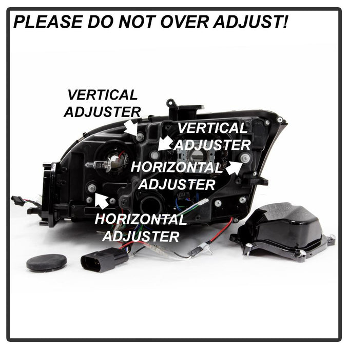 Sequential Turn Signal Black Projector Headlights <br>08-11 Audi TT TT Quattro 11 Audi TT RS Quattro