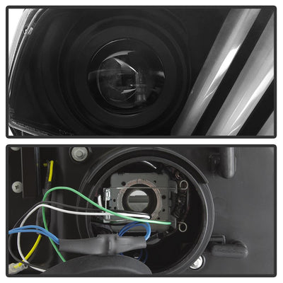 Sequential Turn Signal Black Projector Headlights <br>13-14 Ford Mustang