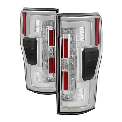 Chrome LED Tail Lights <br>17-18 Ford F-250 Super Duty