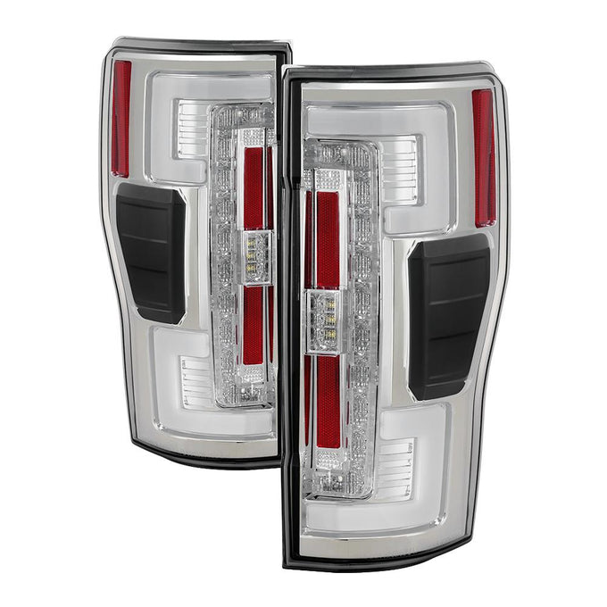 Chrome LED Tail Lights <br>17-18 Ford F-250 Super Duty