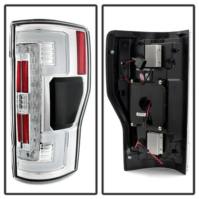 Chrome LED Tail Lights <br>17-18 Ford F-250 Super Duty