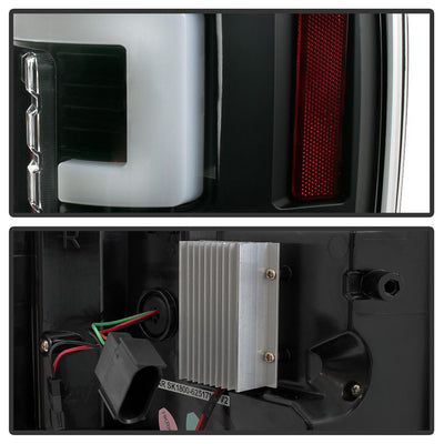 Black LED Tail Lights <br>17-18 Ford F-250 Super Duty