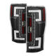 Black LED Tail Lights <br>17-18 Ford F-250 Super Duty