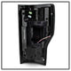 Black LED Tail Lights <br>17-18 Ford F-250 Super Duty