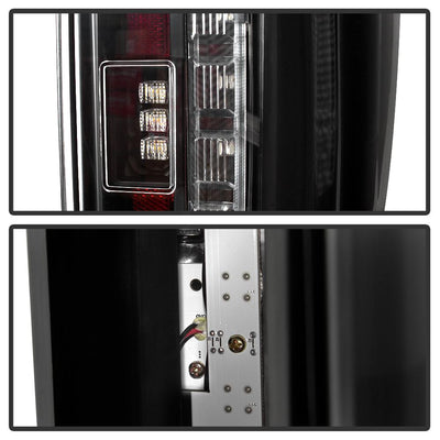 Black LED Tail Lights <br>17-18 Ford F-250 Super Duty