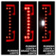 Black LED Tail Lights <br>17-18 Ford F-250 Super Duty
