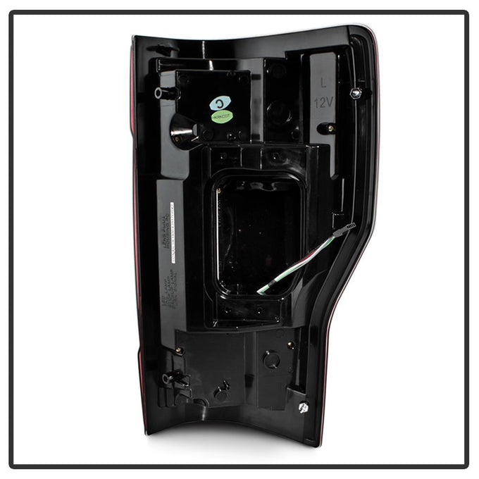 Red Clear LED Tail Lights <br>17-18 Ford F-250 Super Duty
