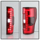 Red Clear LED Tail Lights <br>17-18 Ford F-250 Super Duty