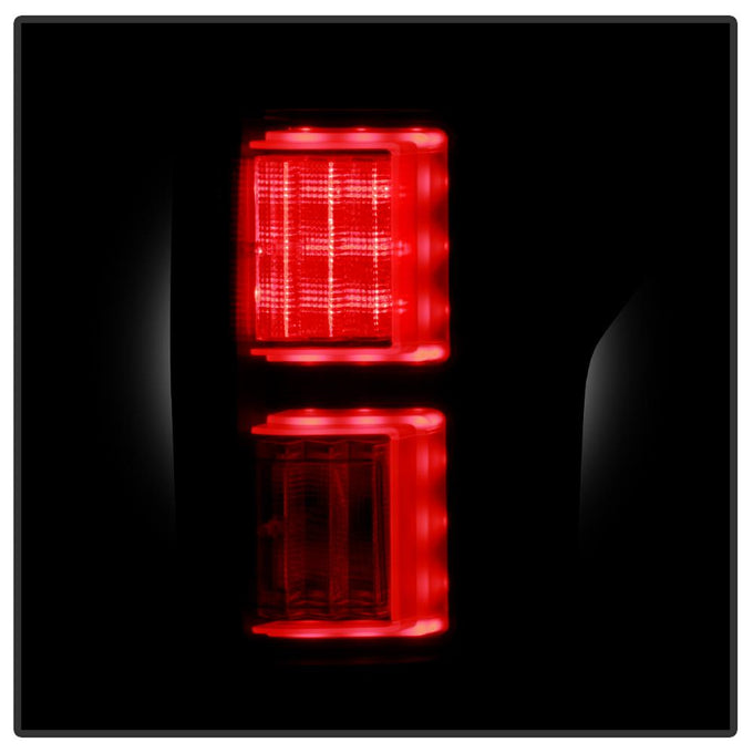 Black Smoke LED Tail Lights <br>18-20 Ford F-150