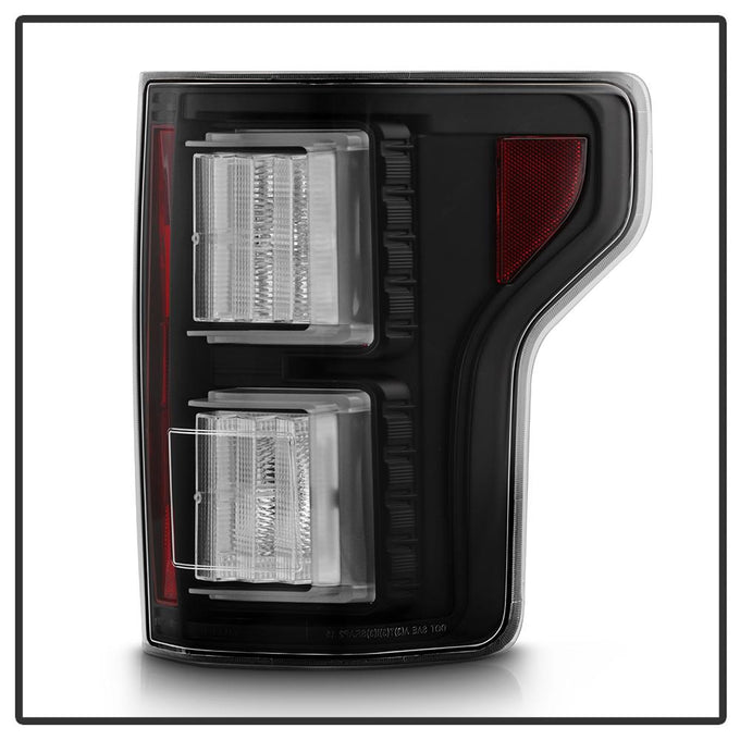 Black LED Tail Lights <br>18-20 Ford F-150
