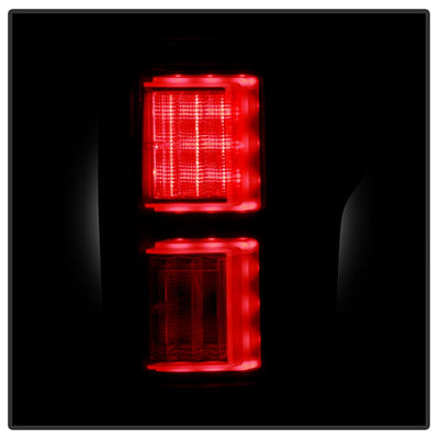Black LED Tail Lights <br>18-20 Ford F-150