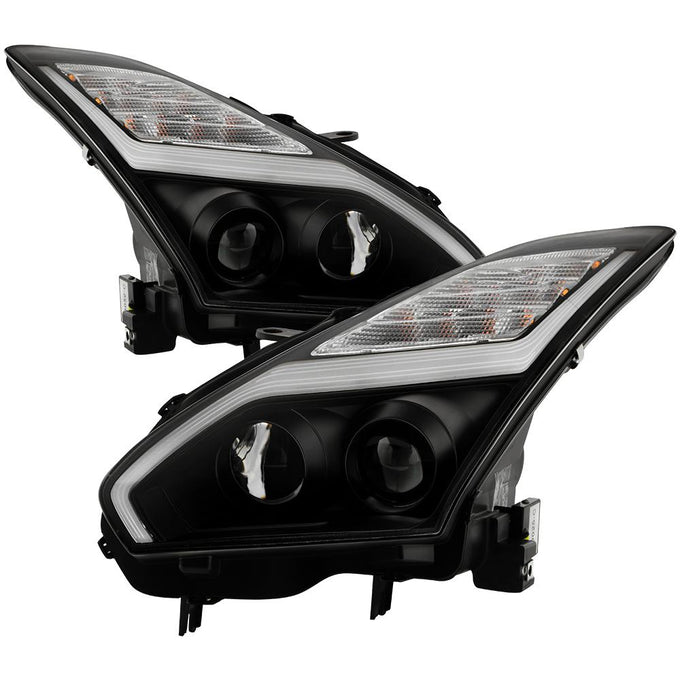 Black Projector Headlights <br>09-14 Nissan GT-R