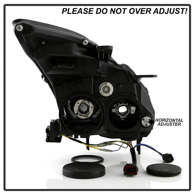 Black Projector Headlights <br>09-14 Nissan GT-R