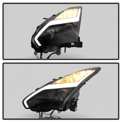 Black Projector Headlights <br>09-14 Nissan GT-R