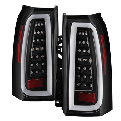 Black LED Tail Lights <br>15-19 GMC Yukon Yukon XL