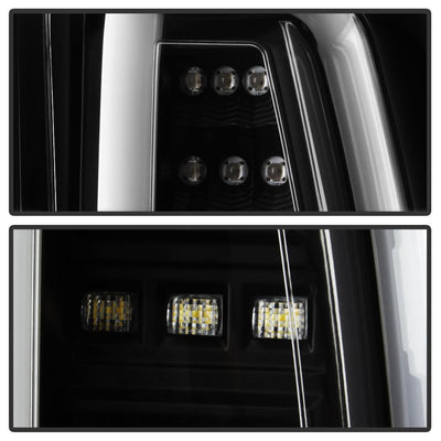 Black LED Tail Lights <br>15-19 GMC Yukon Yukon XL
