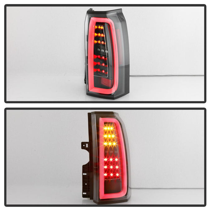 Black LED Tail Lights <br>15-19 GMC Yukon Yukon XL