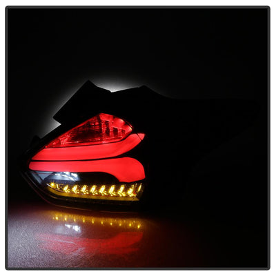 Black LED Tail Lights <br>15-17 Ford Focus