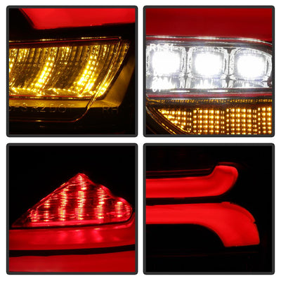 Black LED Tail Lights <br>15-17 Ford Focus