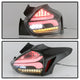 Black LED Tail Lights <br>15-17 Ford Focus