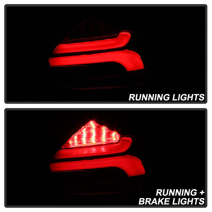 Black LED Tail Lights <br>15-17 Ford Focus