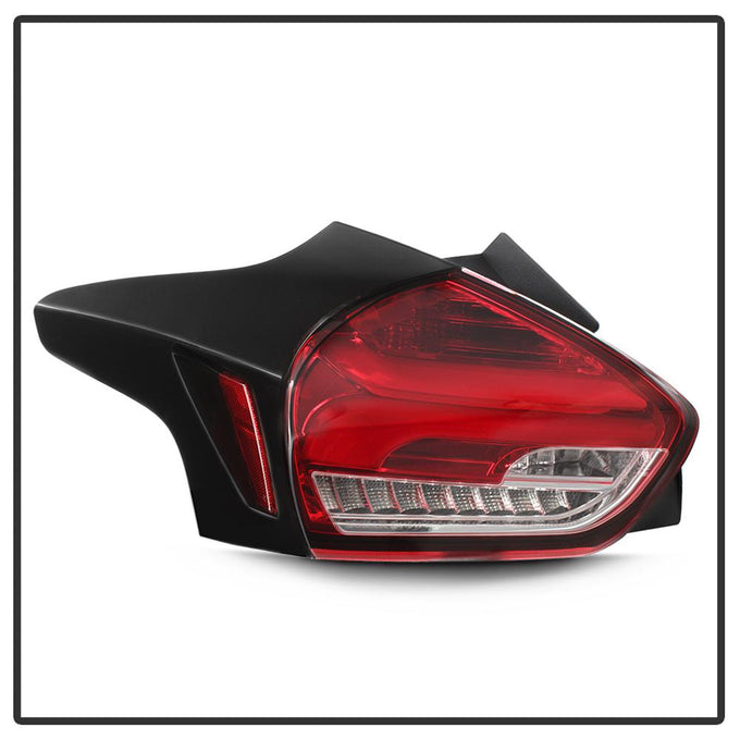Red Clear LED Tail Lights <br>15-17 Ford Focus
