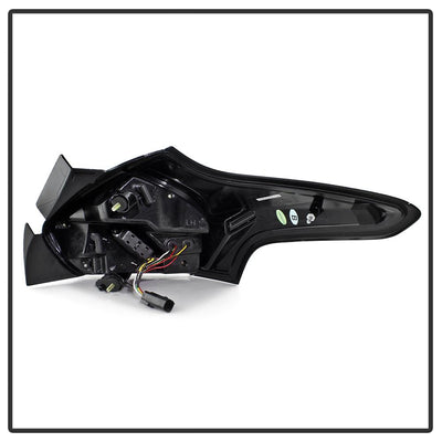 Red Clear LED Tail Lights <br>15-17 Ford Focus