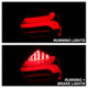 Red Clear LED Tail Lights <br>15-17 Ford Focus