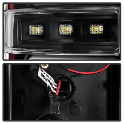 Black LED Tail Lights <br>16-19 Toyota Tacoma