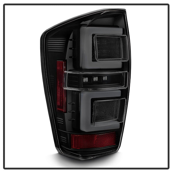 Black Smoke LED Tail Lights <br>16-19 Toyota Tacoma