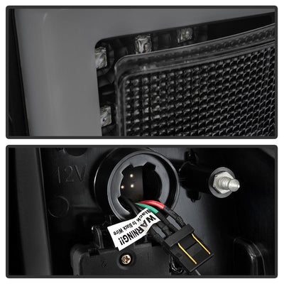 Black Smoke LED Tail Lights <br>16-19 Toyota Tacoma