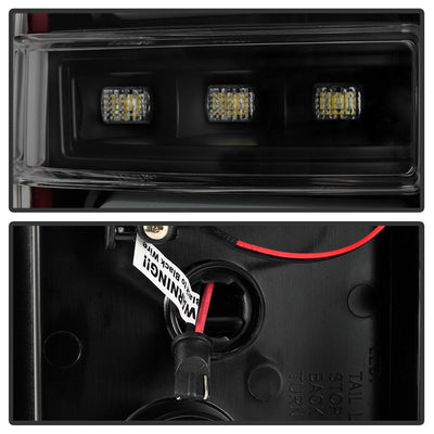 Black Smoke LED Tail Lights <br>16-19 Toyota Tacoma