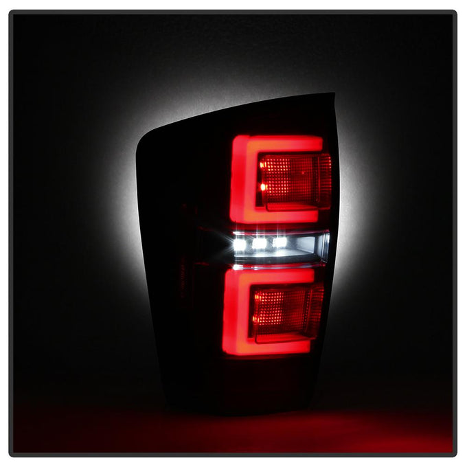 Black Smoke LED Tail Lights <br>16-19 Toyota Tacoma