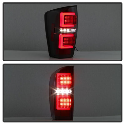 Black Smoke LED Tail Lights <br>16-19 Toyota Tacoma