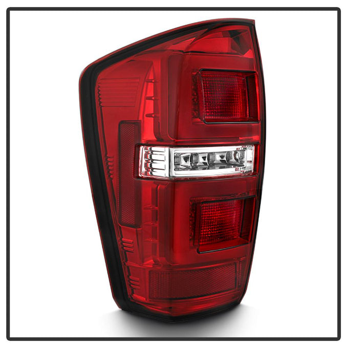 Red Clear LED Tail Lights <br>16-19 Toyota Tacoma