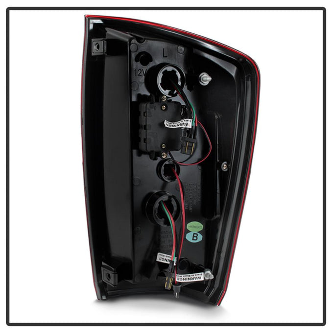 Red Clear LED Tail Lights <br>16-19 Toyota Tacoma