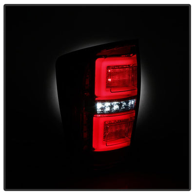 Red Clear LED Tail Lights <br>16-19 Toyota Tacoma