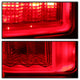 Red Clear LED Tail Lights <br>18-20 Ford F-150