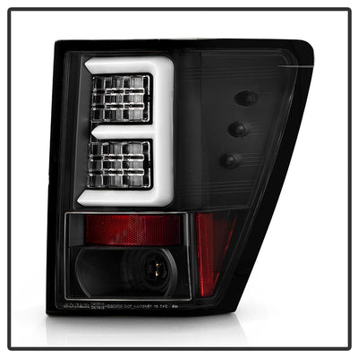 Version 2 Black LED Tail Lights <br>05-06 Jeep Grand Cherokee