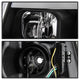 Black Light Bar Projector Headlights <br>11-13 Jeep Grand Cherokee