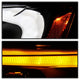 Black Light Bar Projector Headlights <br>11-13 Jeep Grand Cherokee