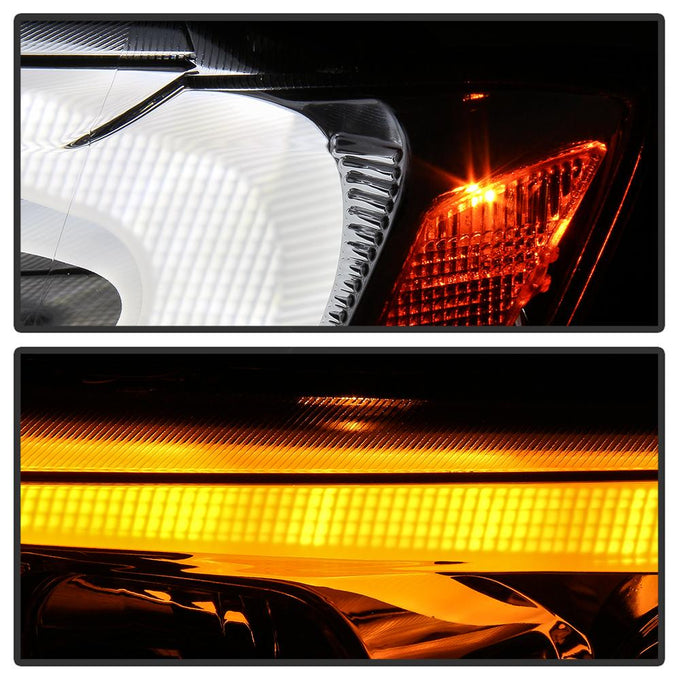 Chrome Light Bar Projector Headlights <br>11-13 Jeep Grand Cherokee